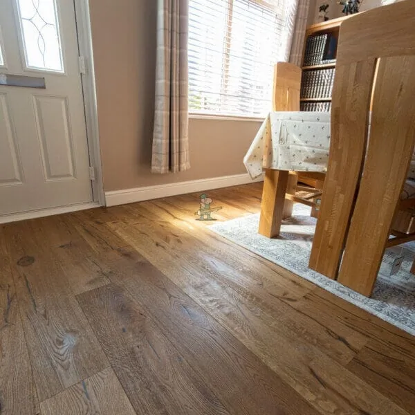 New York 20/6 x 190mm Medium Oak Distressed Premium Engineered Wood Flooring
