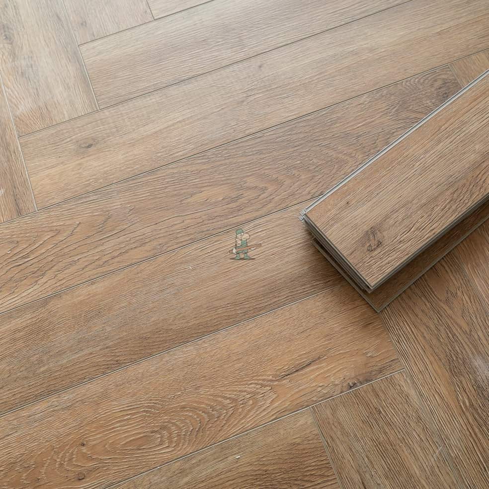 Pro Herringbone 5mm Rustic Country Oak Luxury Vinyl Click Flooring