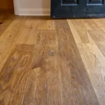 Medium Oak Herringbone Engineered Flooring in Living Room