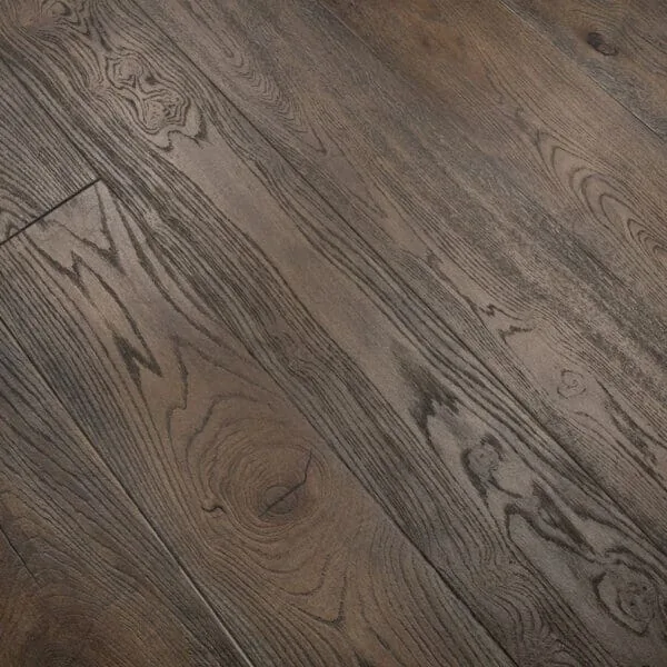New York 15/4 x 220mm Black Knight Distressed Premium Hard Waxed Oiled Engineered Wood Flooring