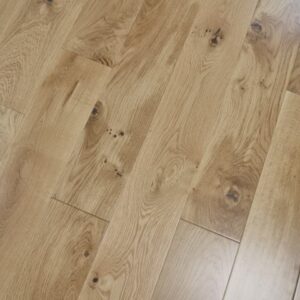 Alabama 150mm Natural Lacquered Oak Solid Wood Flooring