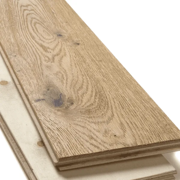 Nature 20/6 x 180mm Brushed Natural Oak Handscraped Engineered Wood Flooring
