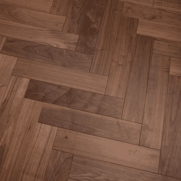 Nashville 14/3 x 125mm Oiled American Walnut Herringbone Engineered Flooring