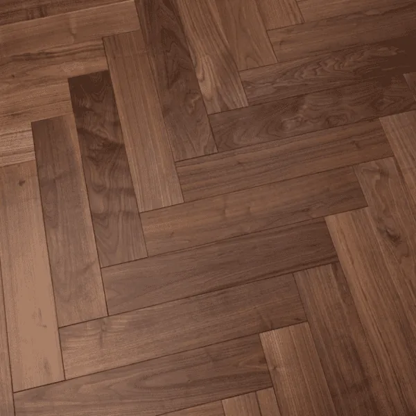 Nashville 14/3 x 125mm Oiled American Walnut Herringbone Engineered Flooring