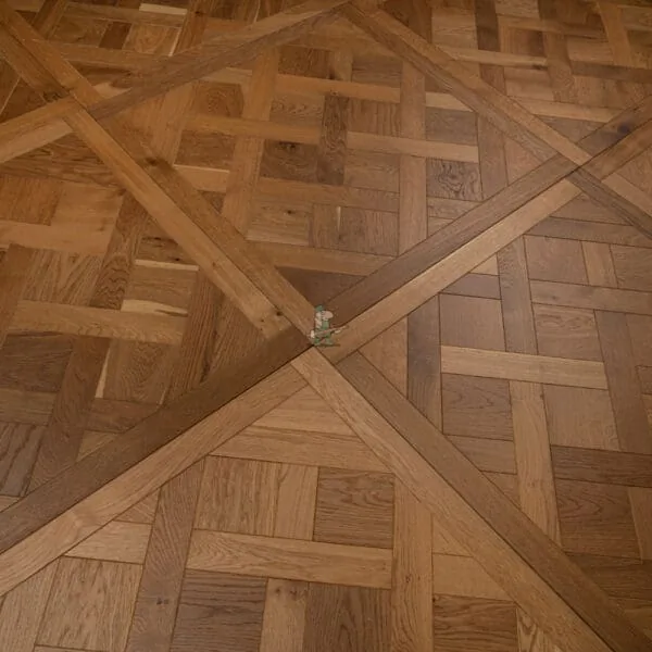 Nevada 20/4 Smoked Golden Oak Engineered Versailles Panel Wood Flooring