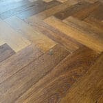 Riviera 14/3 x 90mm Double Smoked Oak Herringbone Engineered Wood Flooring