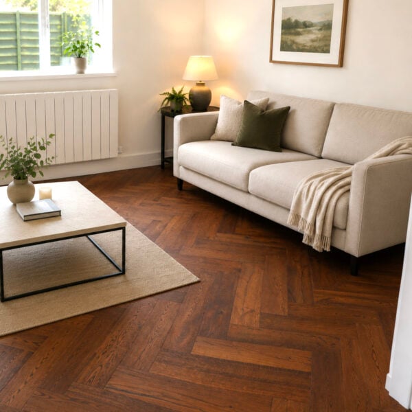 Riviera 14/3 x 125mm Antique Oak Herringbone Engineered Wood Flooring