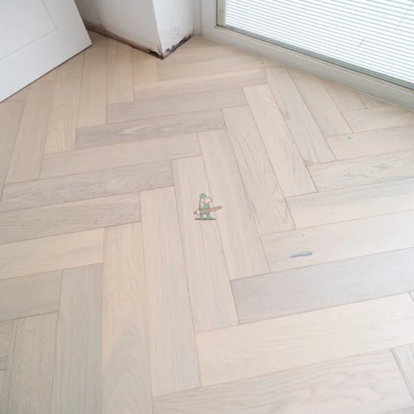 Atlanta 14/2 x 90mm Infused White Oak Herringbone Engineered Flooring