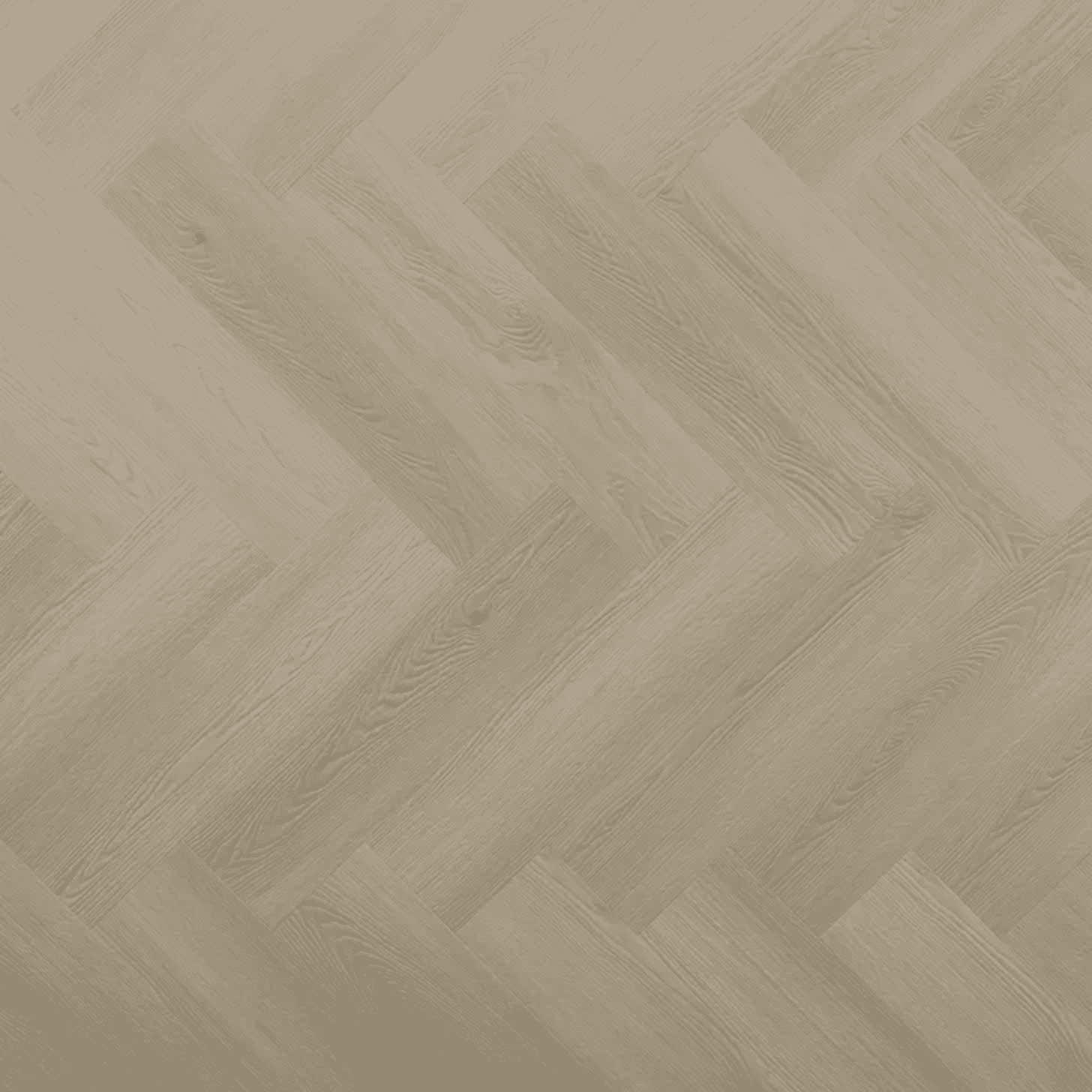 Dutch White Oak Herringbone Luxury Vinyl Click Flooring in light oak tones.