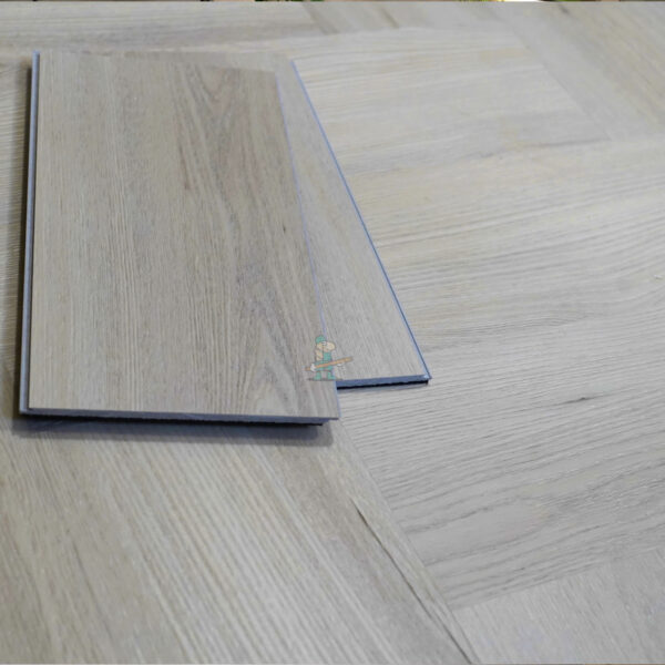 Icona Herringbone 6.5mm Arctic Silver Luxury Vinyl Click Flooring