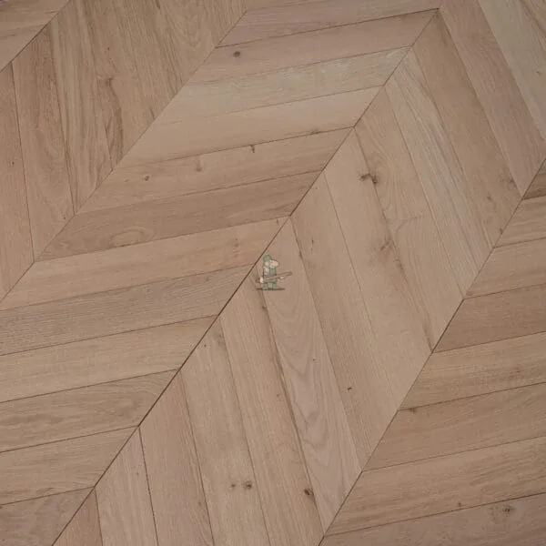 Raw 14/3 x 90mm Unfinished Chevron Engineered Wood Flooring