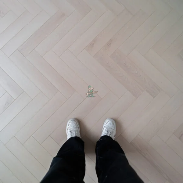 Craft 12mm Linen Oak Herringbone AC5 Laminate Flooring
