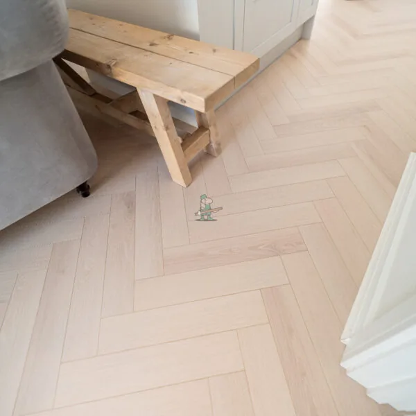 Craft 12mm Linen Oak Herringbone AC5 Laminate Flooring