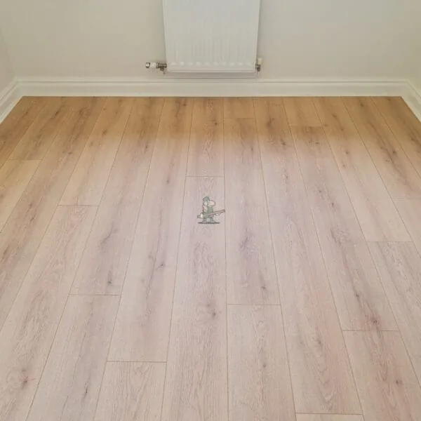 Premium 12mm Light Beige Oak AC5 Laminate Flooring