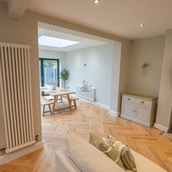 Riviera 14/3 x 125mm Natural Oak Herringbone Engineered Wood Flooring
