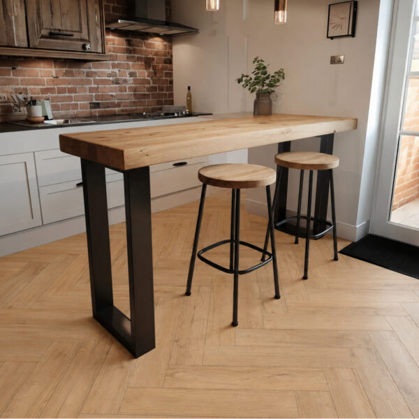 Flair 12mm Shortbread Oak Herringbone Laminate Flooring