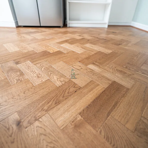 Cambridge 14/3 x 90mm Golden Oak Handscraped Herringbone Engineered Wood Flooring