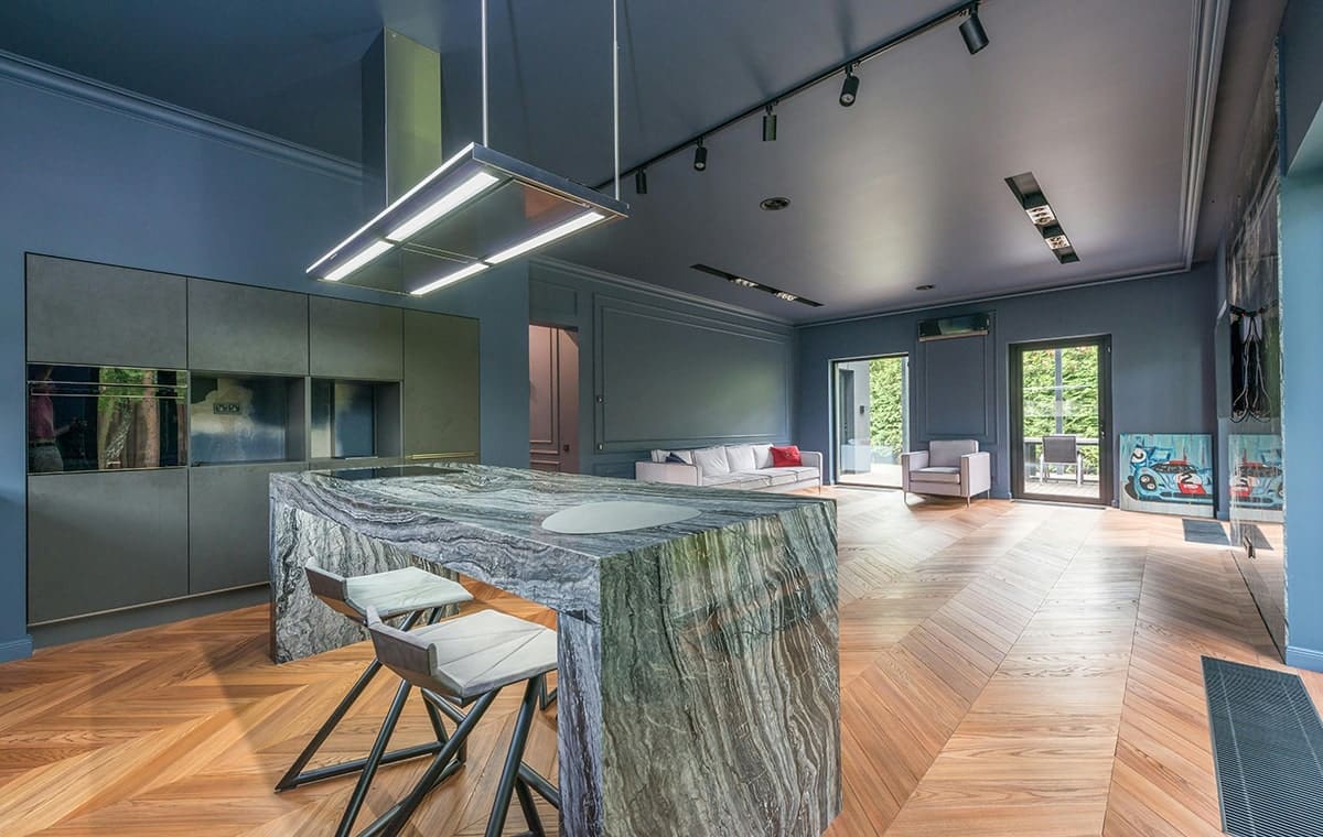 chevron flooring