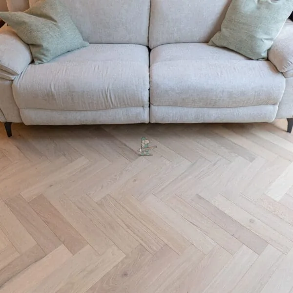 Trade 12mm Invisible Light Oak Herringbone Engineered Wood Flooring