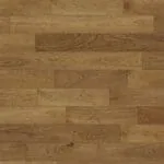 Light Smoked Oak Engineered Wood Flooring with a lacquered finish, showcasing warm golden tones and a textured surface.