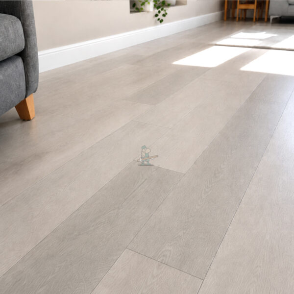Premium 12mm Dusk Grey Oak AC5 Laminate Flooring