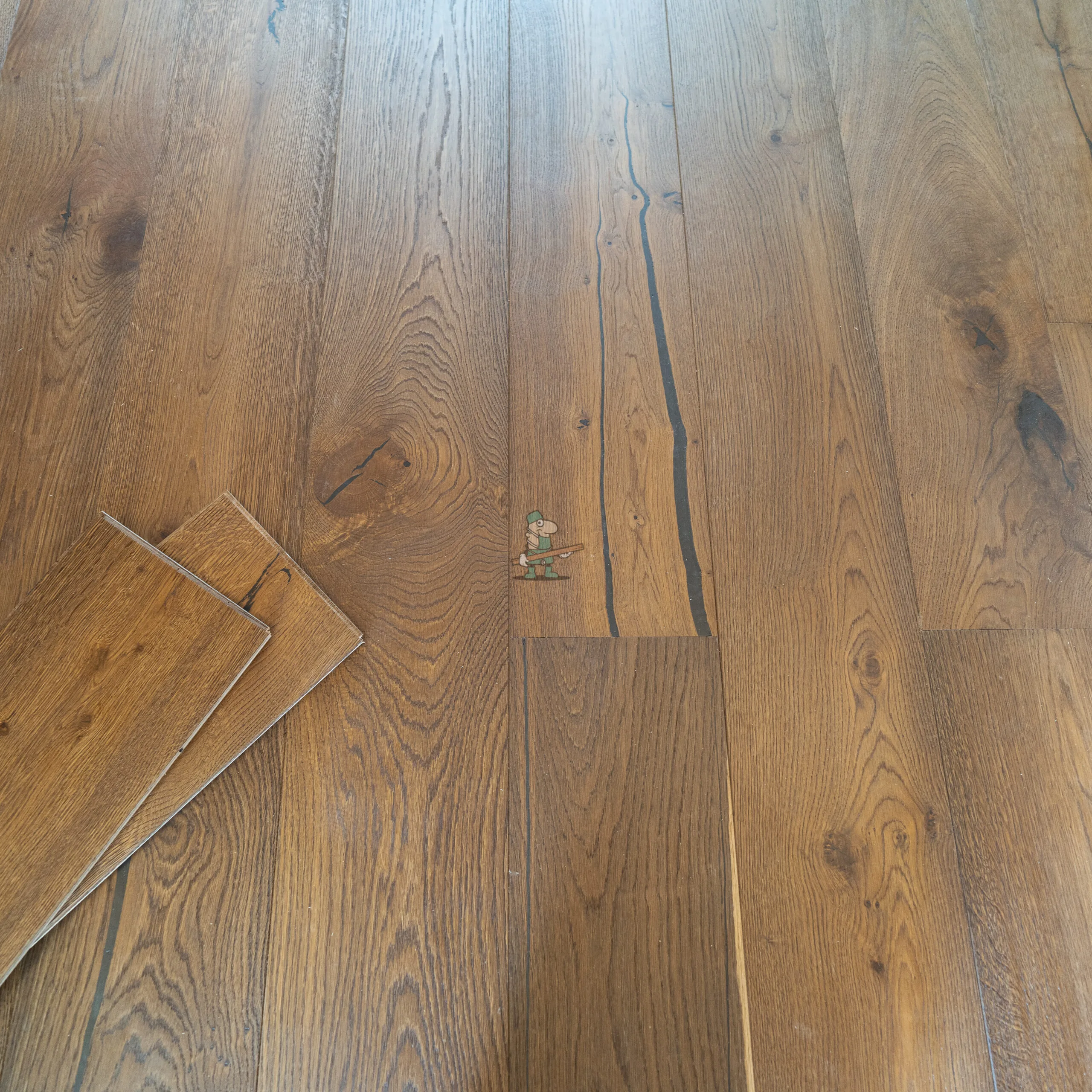 Nevada 14/3 x 220mm Rustic Smoked Oak Engineered Wood Flooring