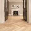 Heysham Oak Brushed & Lacquered Herringbone Engineered Wood Flooring