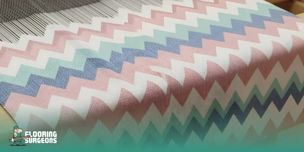 Chevron pattern blanket