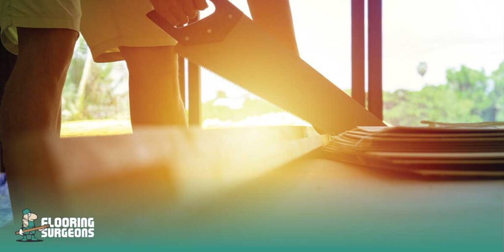 Cutting Vinyl Flooring Without a Saw