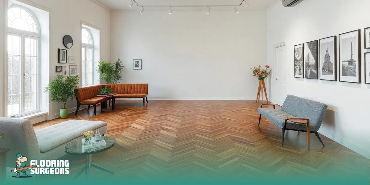 Shop Dark Chevron Flooring