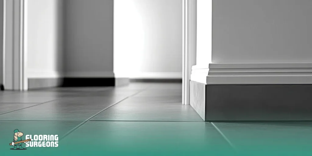 beveled edge vs square edge Flooring installed in the home