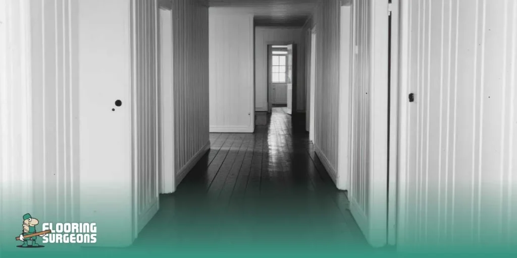 black flooring ideas Black Flooring in Hallways