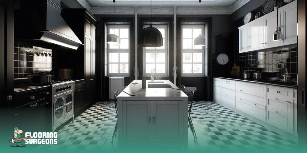 black flooring ideas black flooring in kitchen