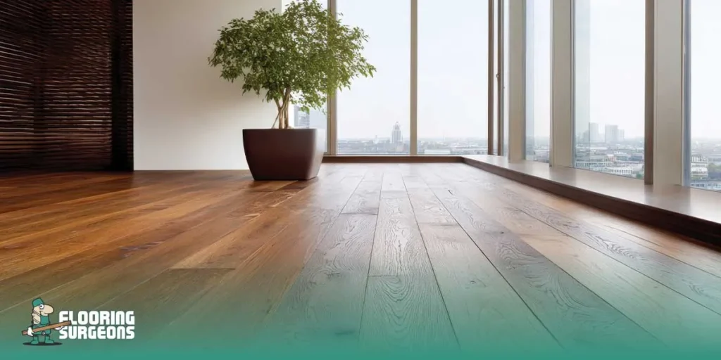 how to install engineered hardwood floor on concrete? Flooring installed in the house