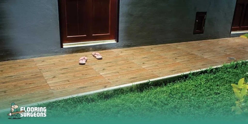 can vinyl flooring be used outdoors Using luxury vinyl outdoors