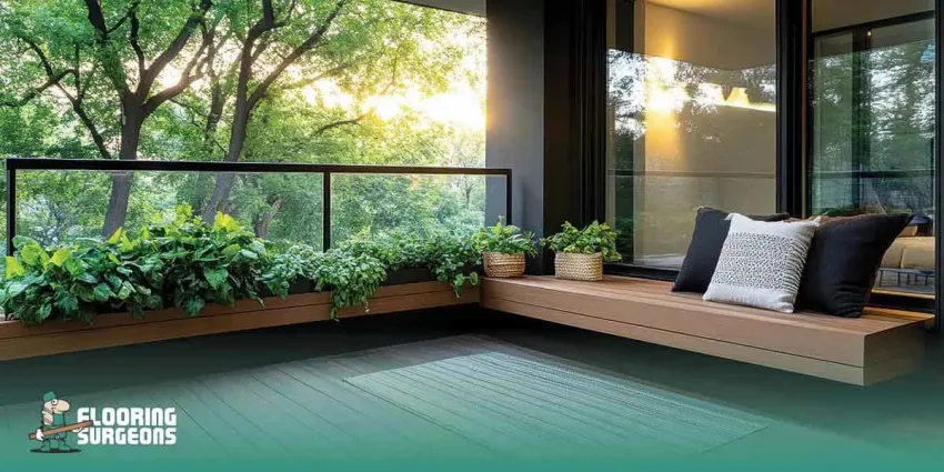 can vinyl flooring be used outdoors Outdoor luxury vinyl