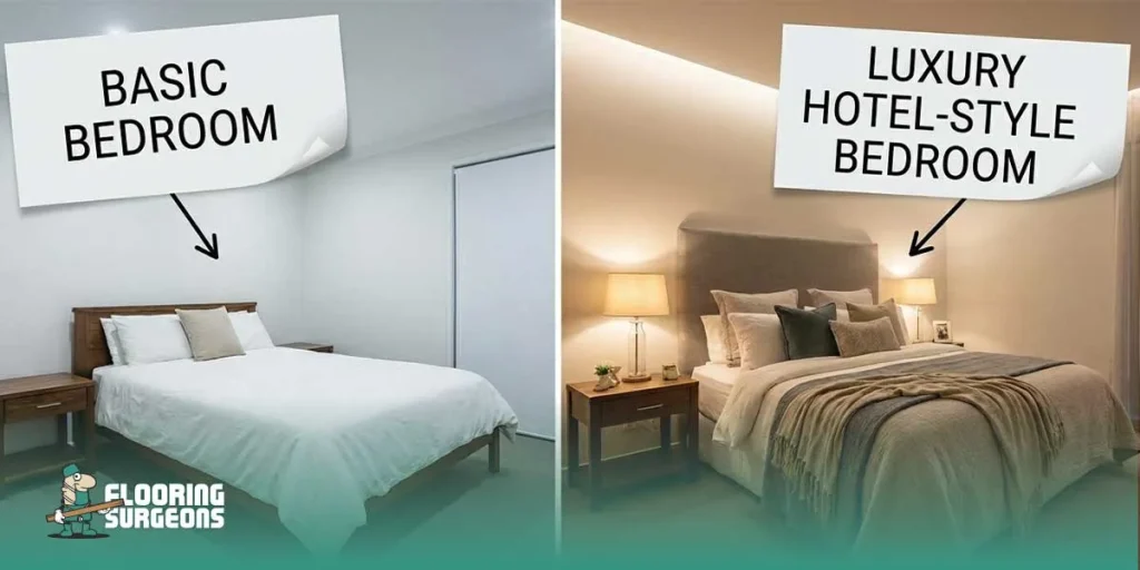 Luxury Hotel Style Bedroom Ideas A luxury hotel-style bedroom