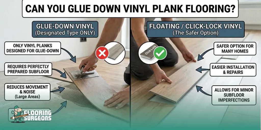 Can You Glue Down Vinyl Plank Flooring