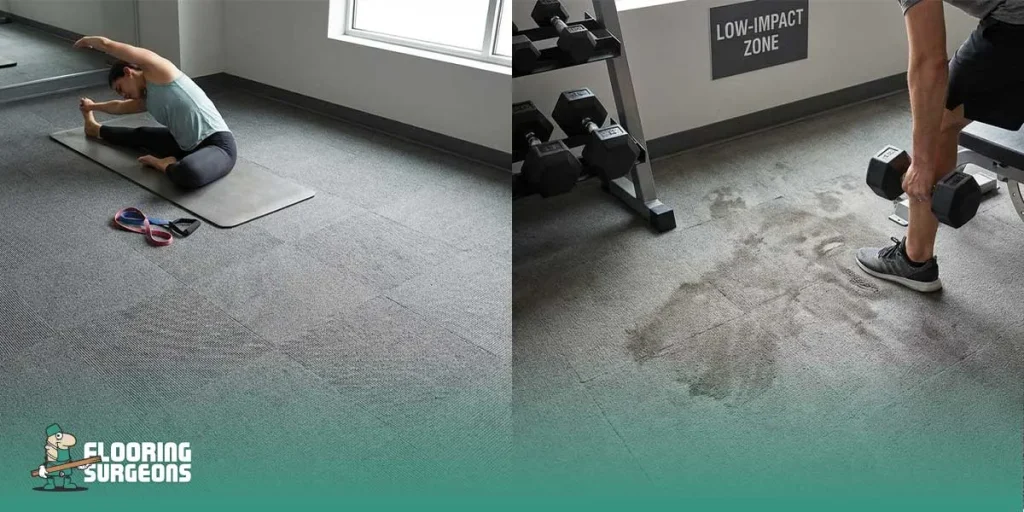 Carpet & Carpet Tiles in Gyms
