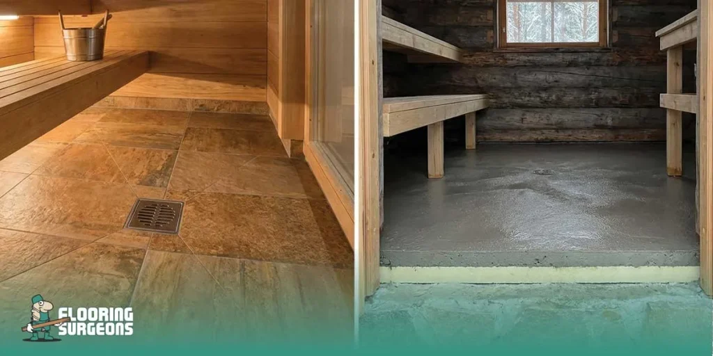 Choosing the Best Floor for Your Sauna