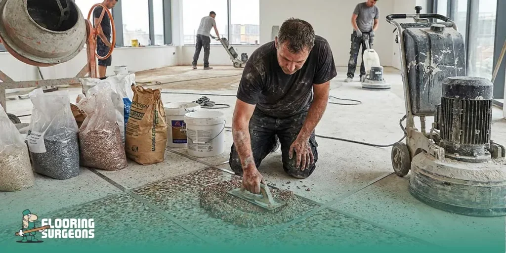 Is Terrazzo Flooring Expensive Customisation and preparation terrazo flooring