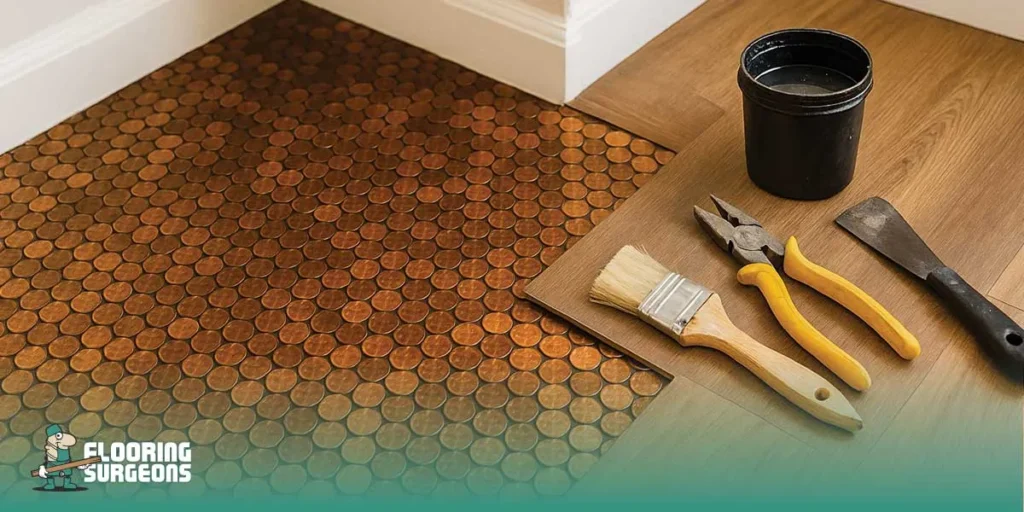 Creative Penny Floor Design Ideas Designing a Penny Floor