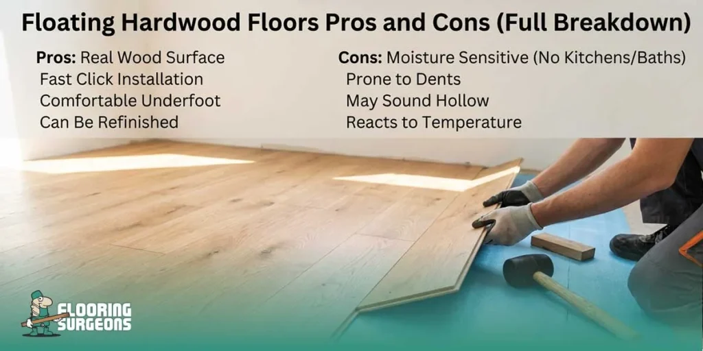 floating hardwood floors pros and cons Floating Hardwood Floors Pros and Cons