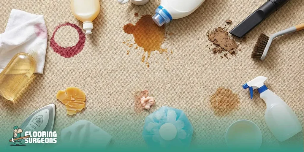 how to remove different types of carpet stains