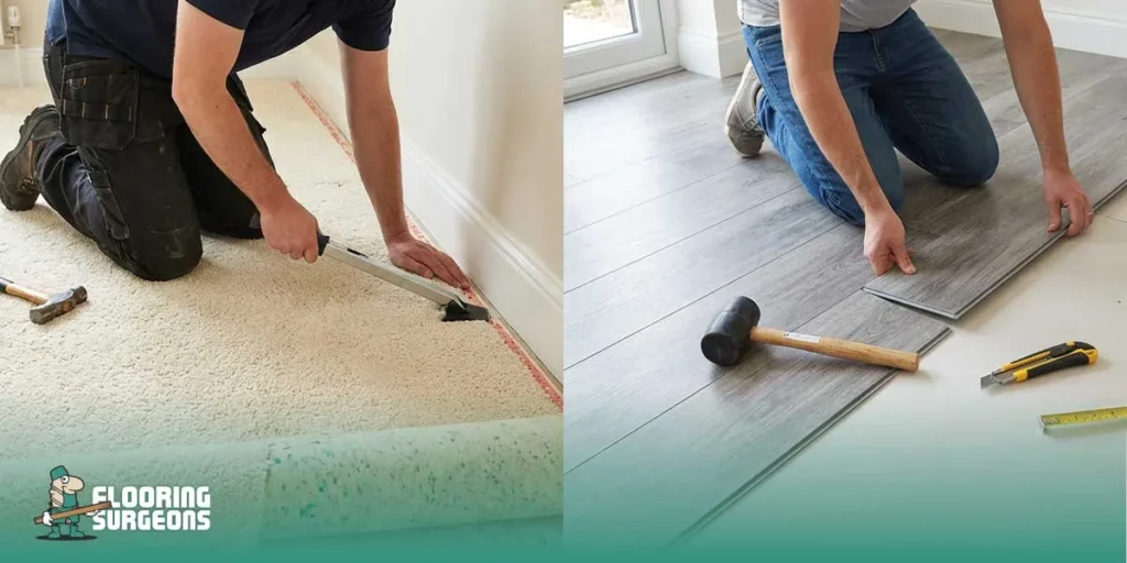 Installation Differences Between Carpet and Vinyl Flooring