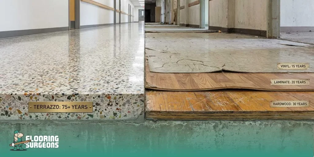 Is Terrazzo Flooring Expensive Lifespan of a Terrazzo Floor