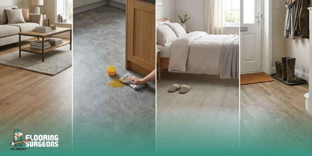 vinyl flooring for small rooms