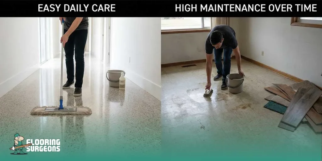 Is Terrazzo Flooring Expensive Maintenance of terrazzo flooring