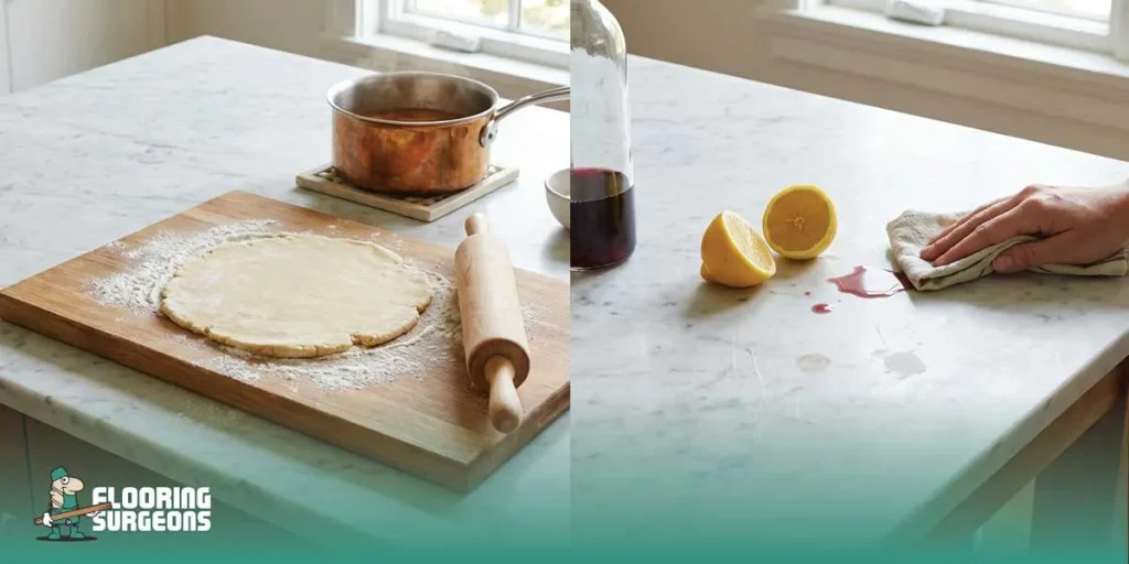 Marble Kitchen Countertop Pros & Cons