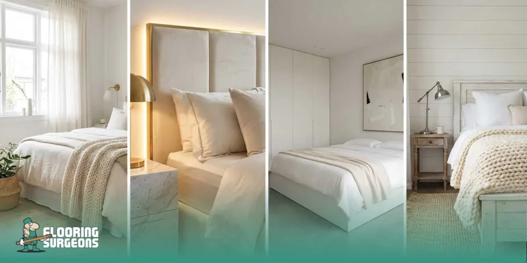 Modern White and Cream Bedroom Ideas by Style
